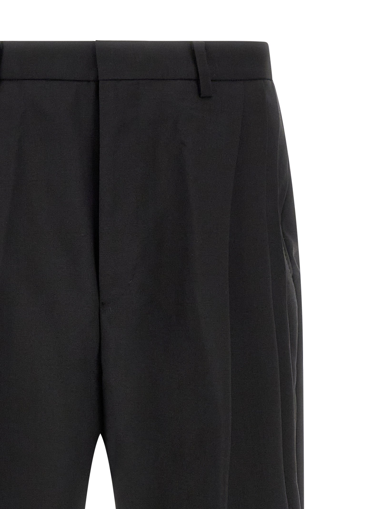 Black Wool Dress Pants
