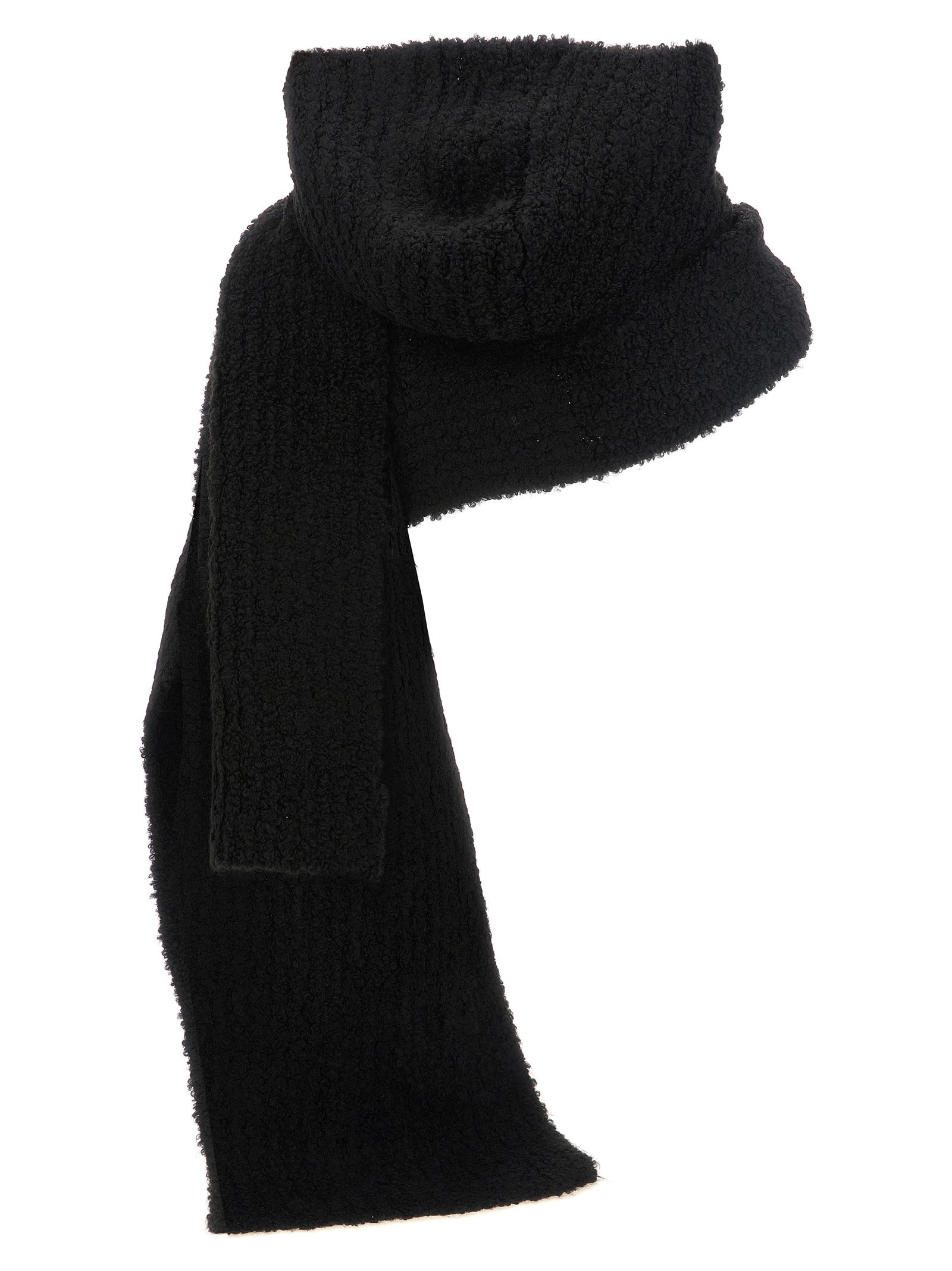 Black Marabou Scarf