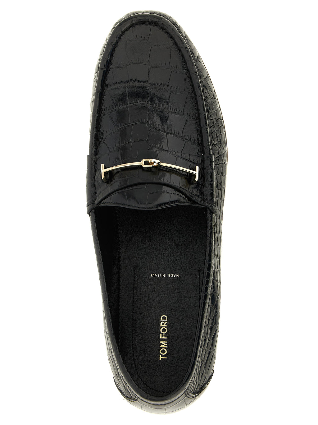 Black Calfskin Slip-On Loafers