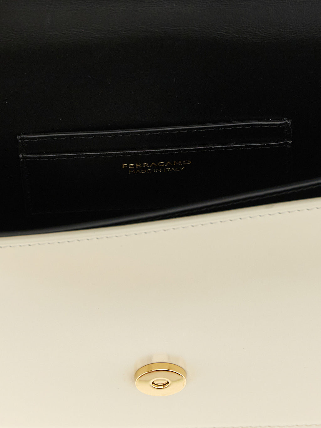 Bicolor Calfskin Crossbody Bag