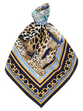 Blue Silk Foulard