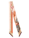 Multicolor Silk Foulard