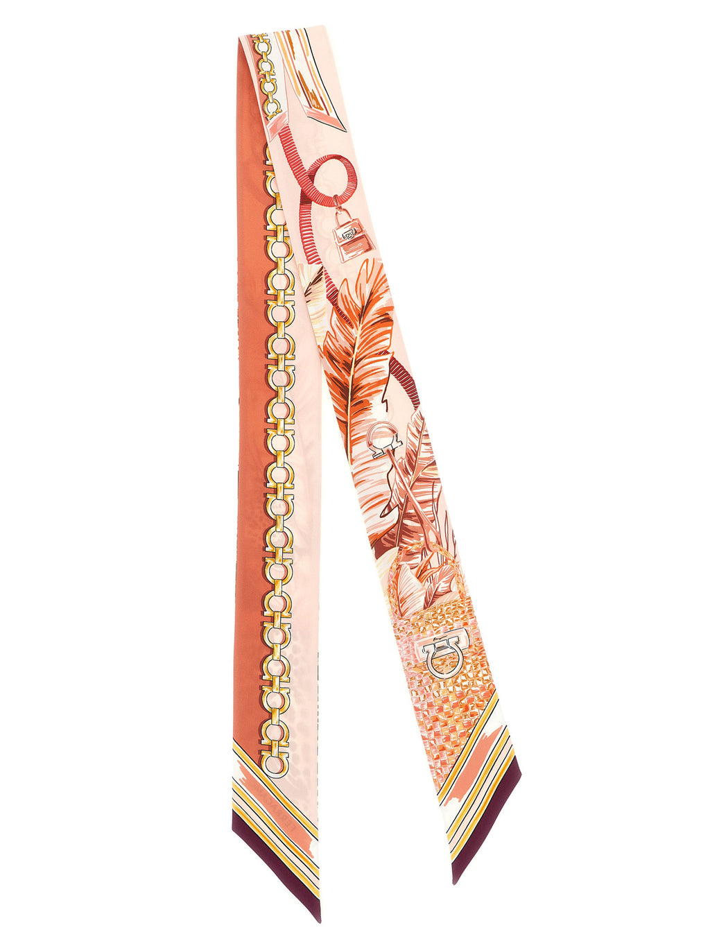 Multicolor Silk Foulard