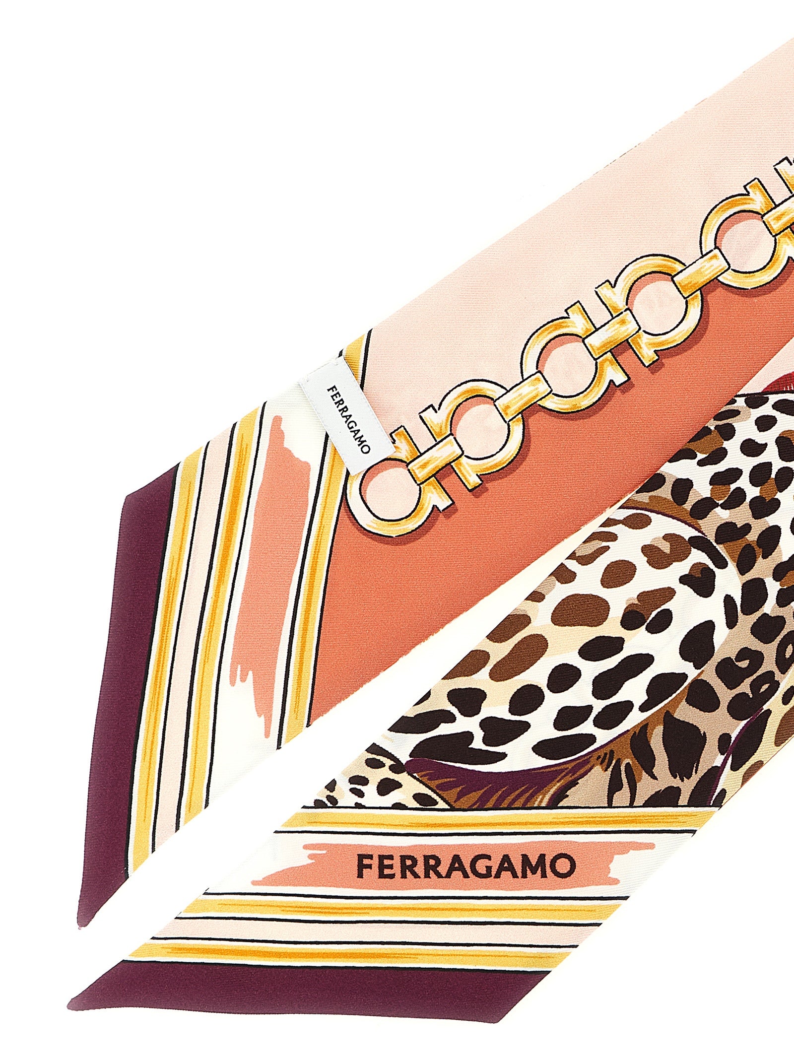Multicolor Silk Foulard