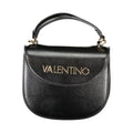 Nero Polyurethane Women's Bag with Handle and Shoulder Strap