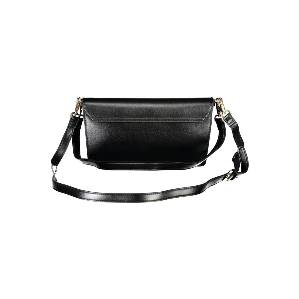 Black Polyurethane Women's Bag