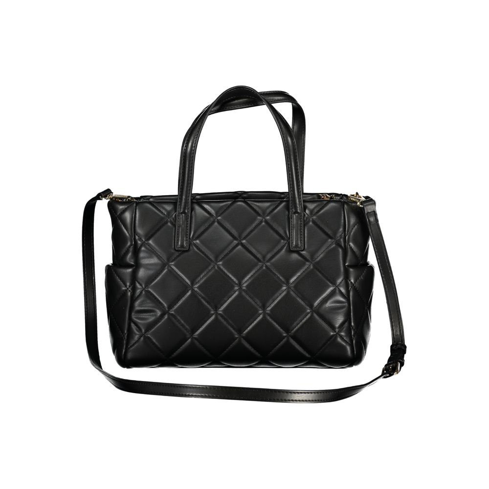 Black Polyurethane Women's Bag
