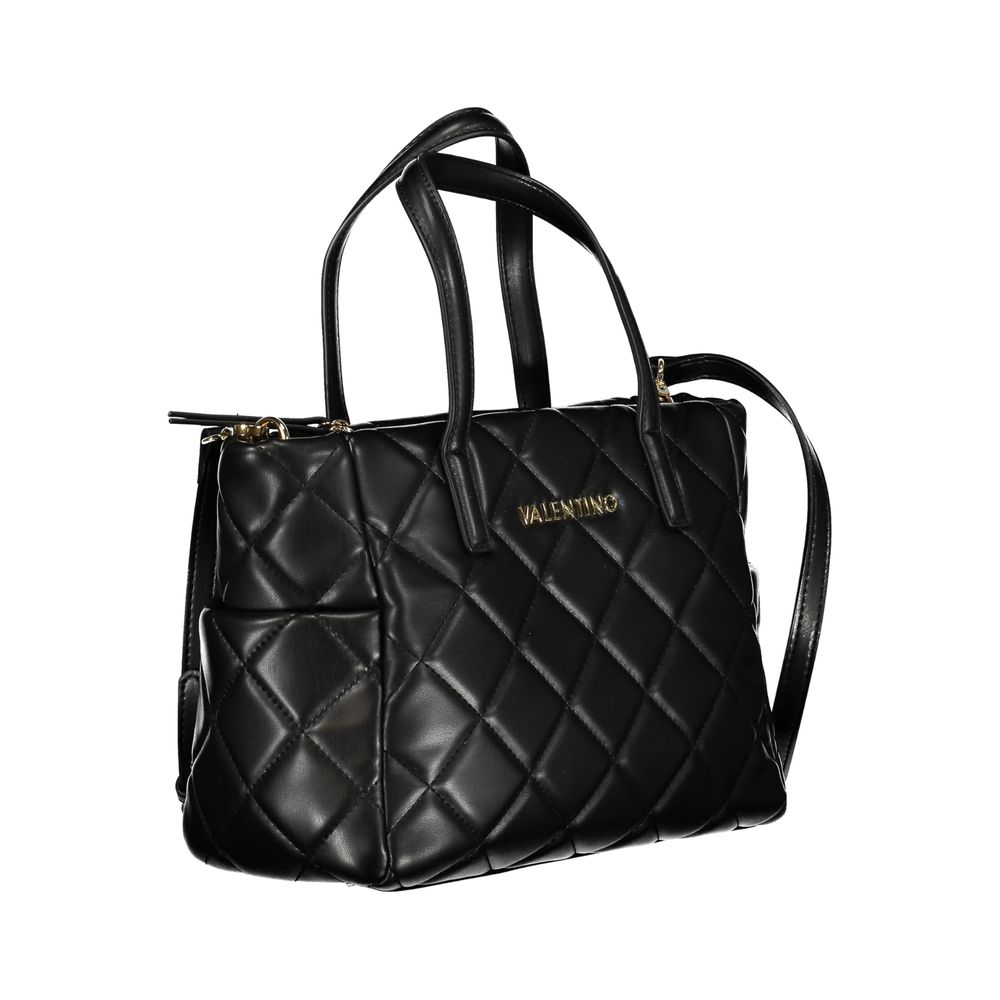 Black Polyurethane Women's Bag
