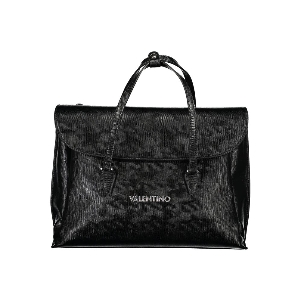 Black Polyurethane Women's Bag