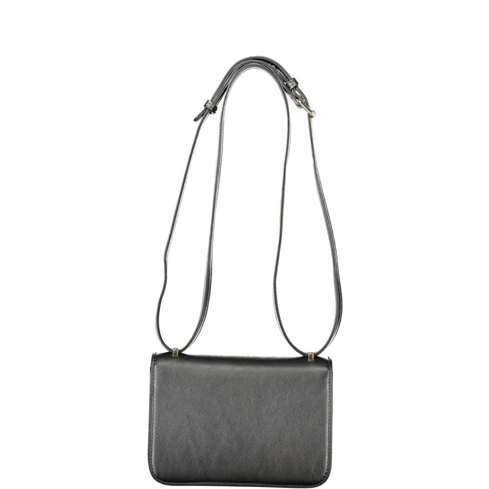 Black Polyurethane Womens Bag
