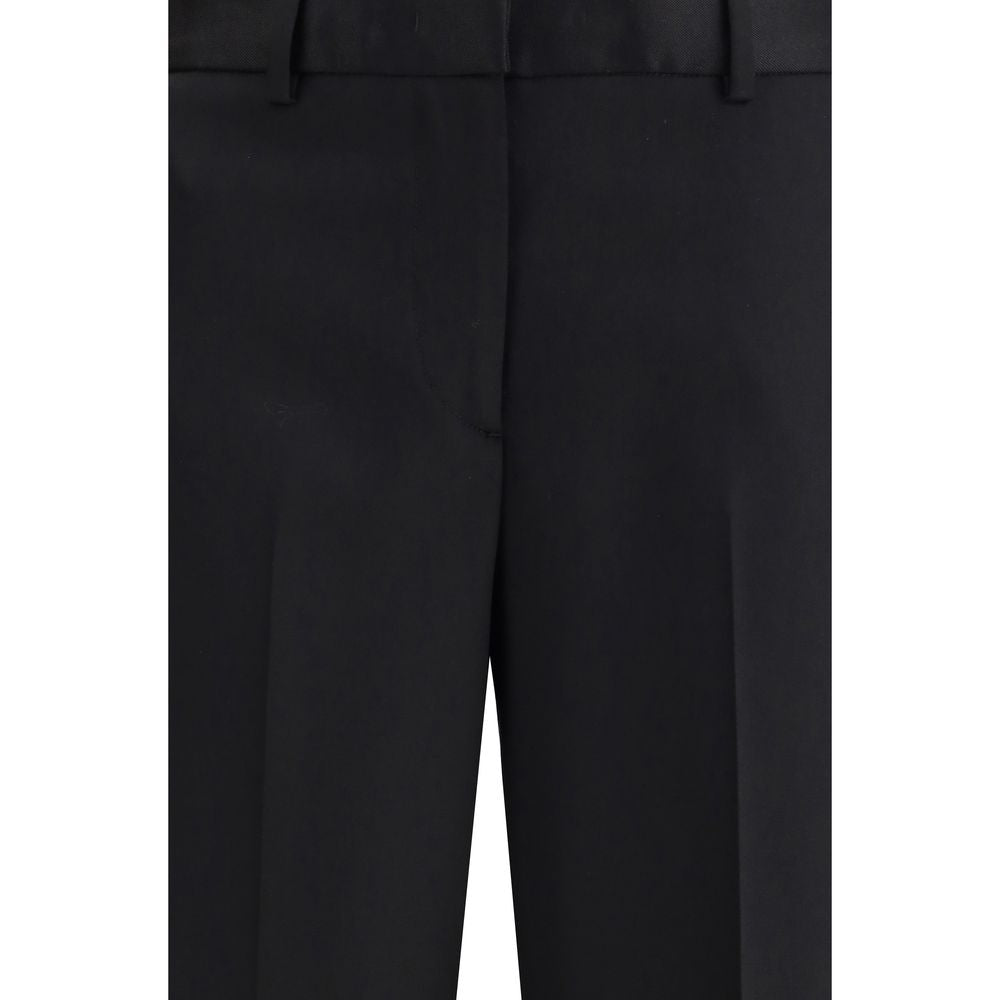 Black Wool Oves Aries Pants
