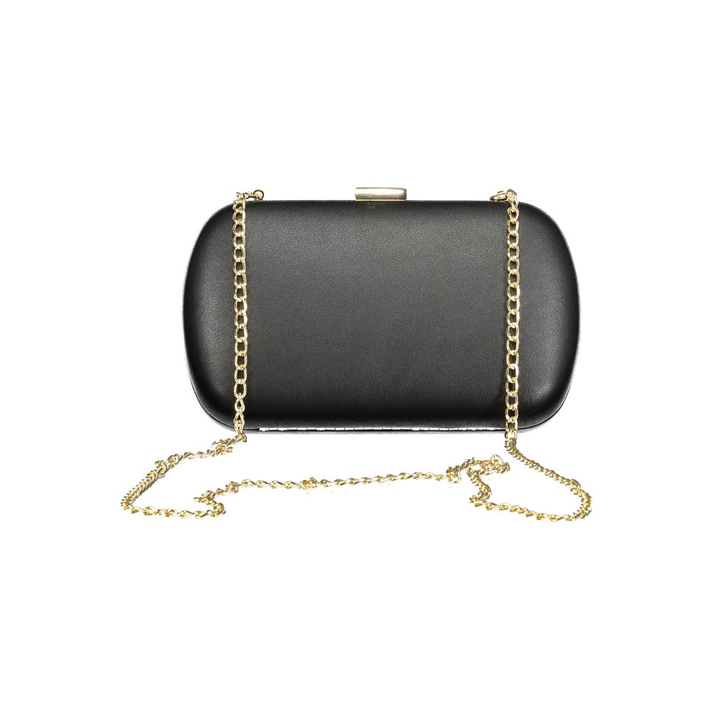 Black Polyurethane Women's Bag