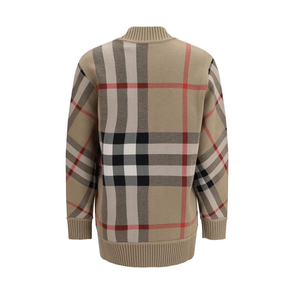 Beige Polyester Sweatshirt