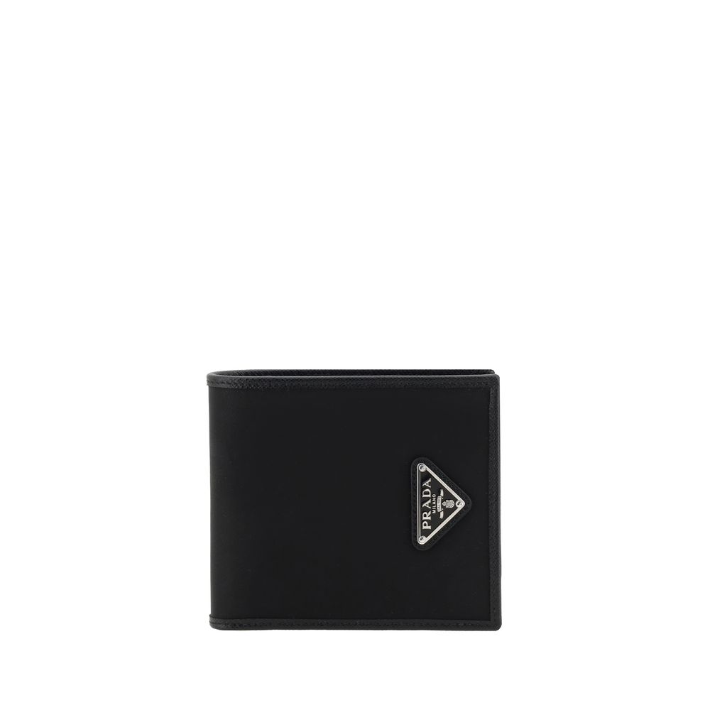 Black Recycled Polyamide Wallet