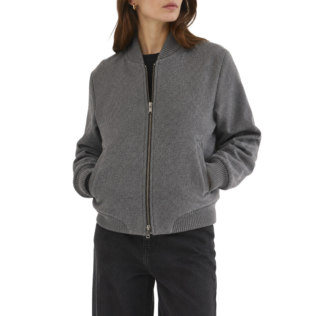 loro piana tessuto - bomber capolavoro grigio