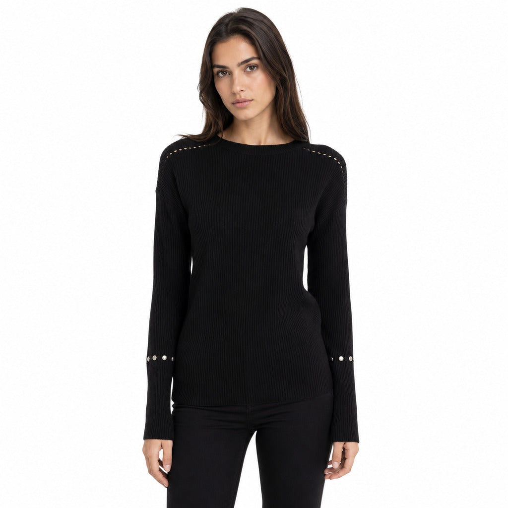 patrizia pepe - Maglia con borchie