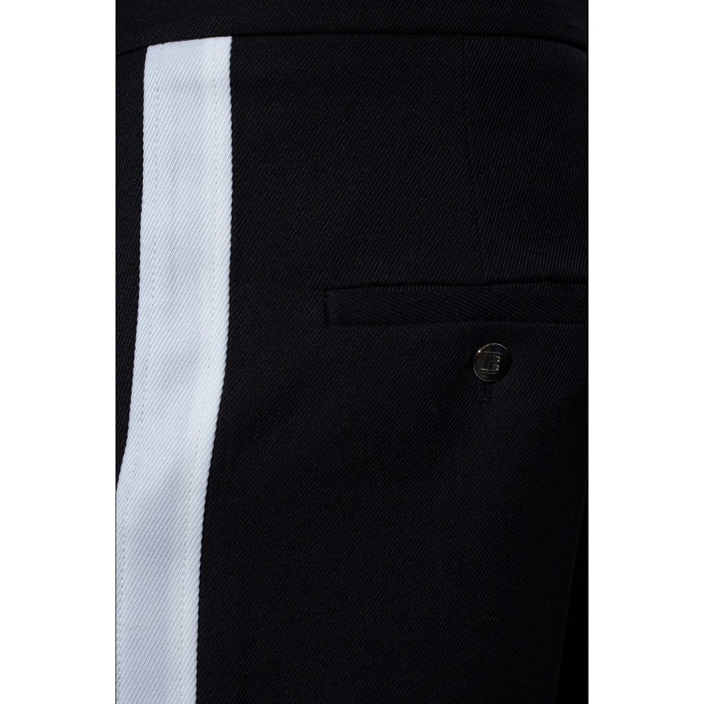 balmain - pantaloni neri eleganti