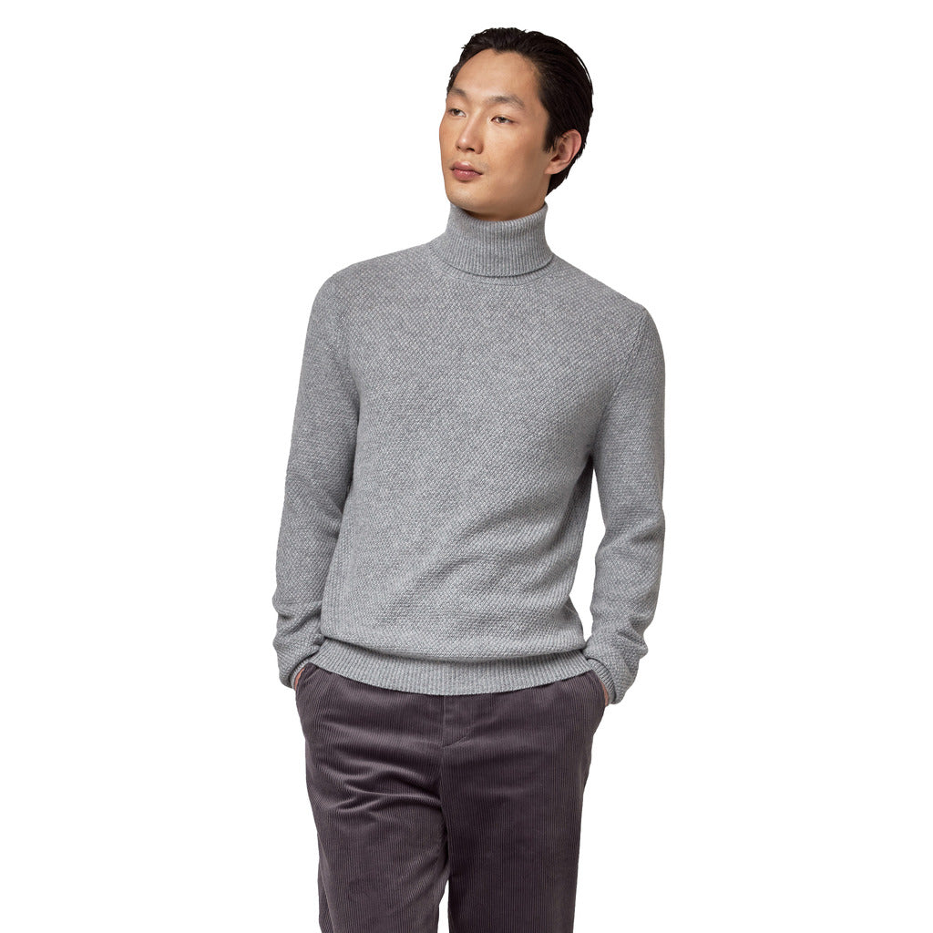 alpha studio - maglia cashmere chicco riso