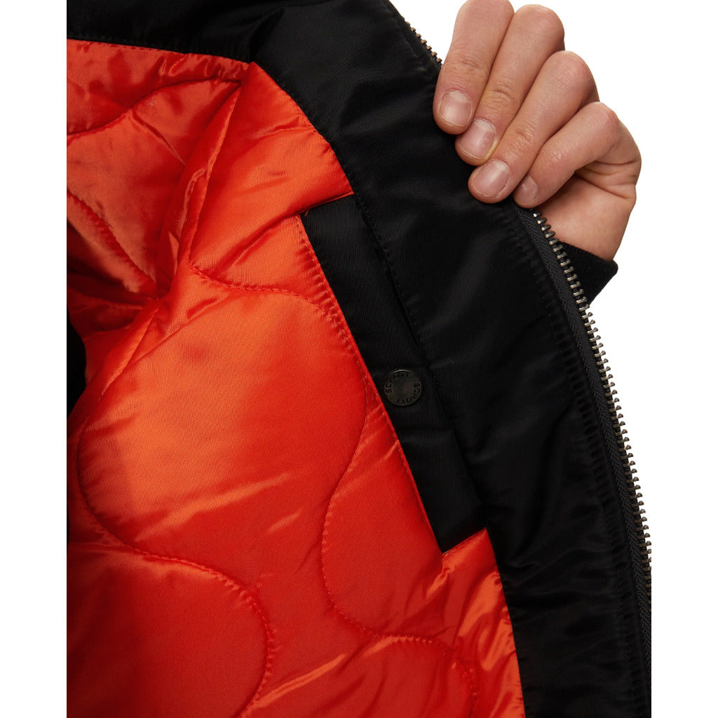 schott nyc - airforce jacket black