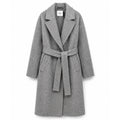 bagutta - cappotto lungo lana con cintura