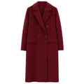 alpha studio - cappotto doppiopetto  lungo lana