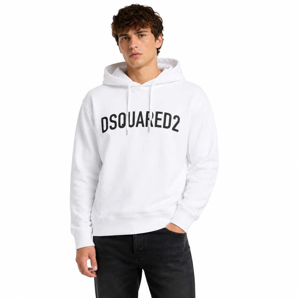 dsquared2 - Felpa con stampa logo