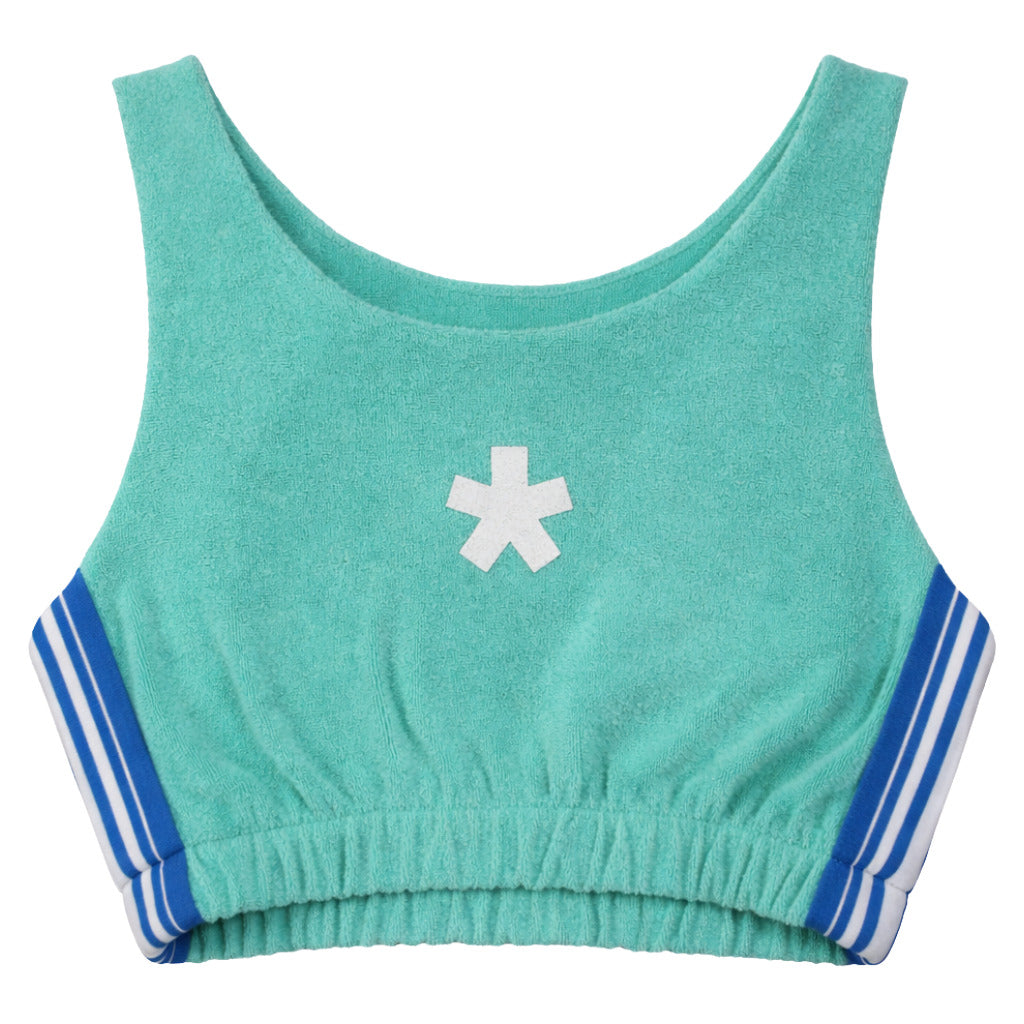comme des fuckdown - top verde acqua