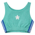 comme des fuckdown - top verde acqua