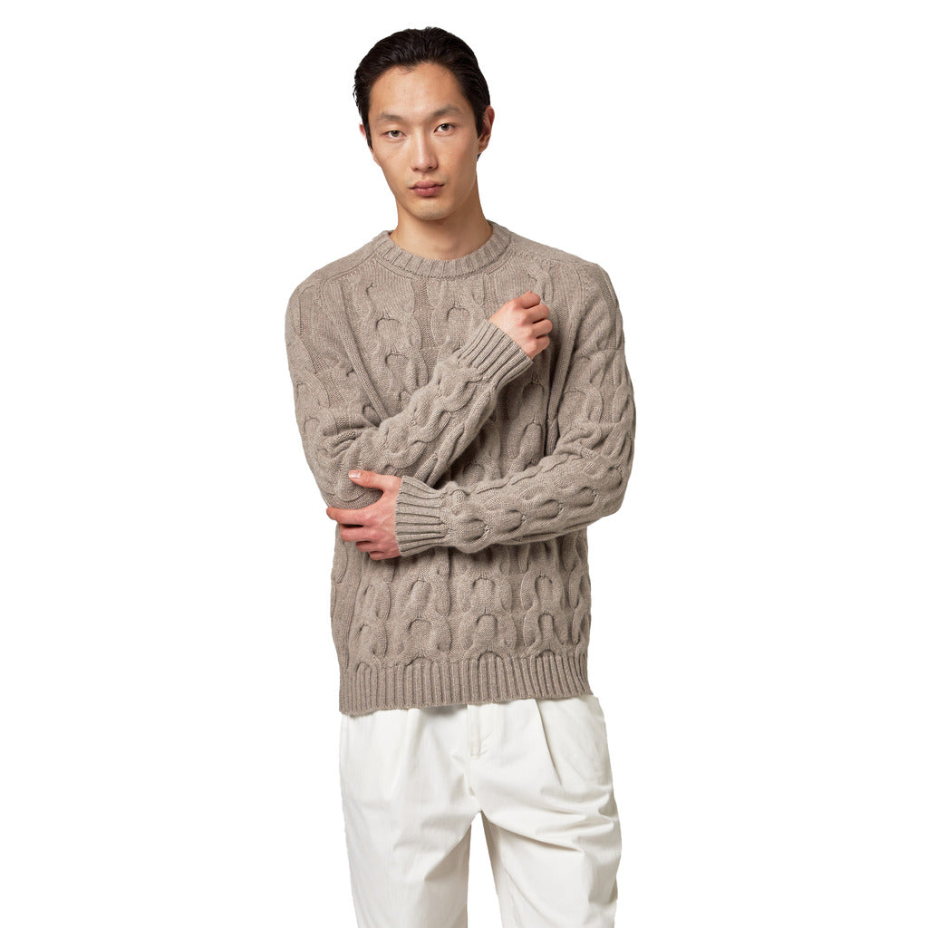 alpha studio - girocollo trecce cashmere