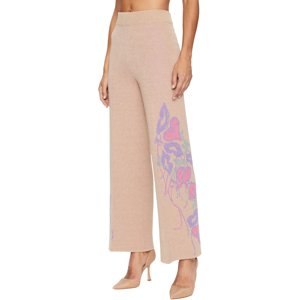 twinset - pantalone in maglia