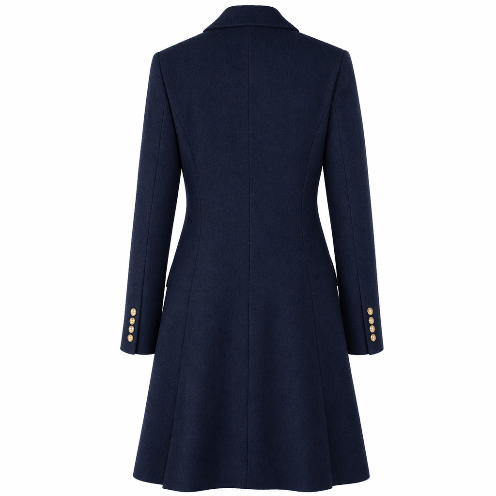 loro piana tessuto - cappotto capolavoro blu