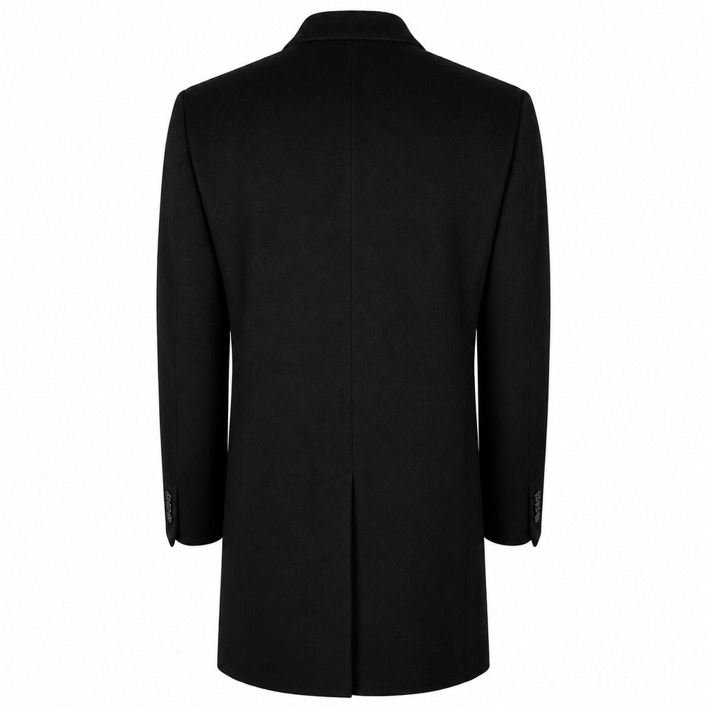 loro piana tessuto - cappotto capolavoro nero