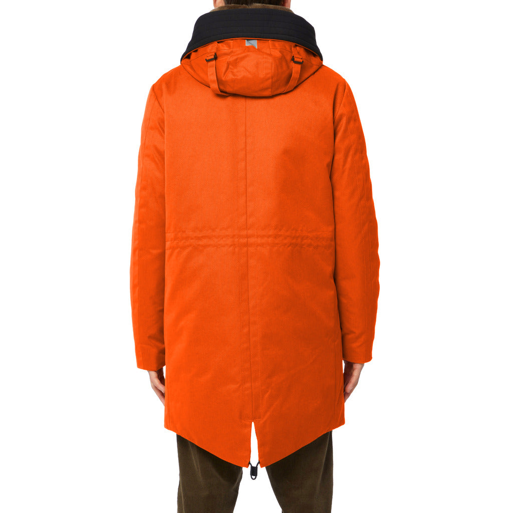 peuterey - parka kasa arancio