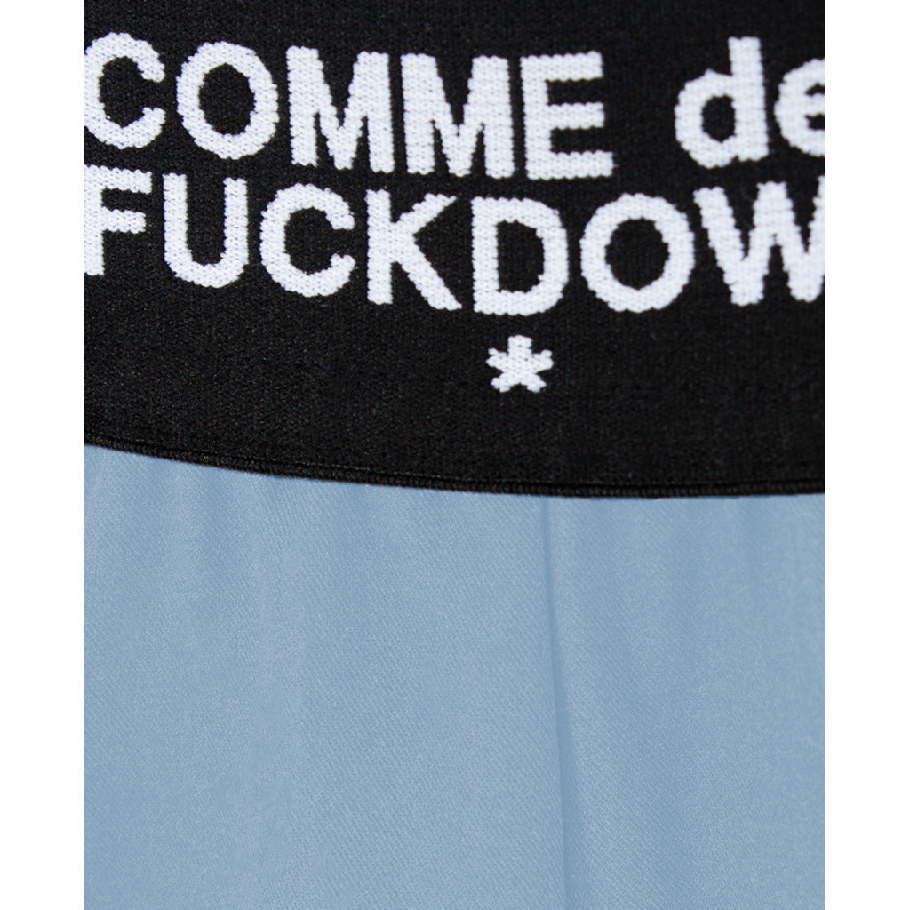 comme des fuckdown - pantaloni palazzo azzurri