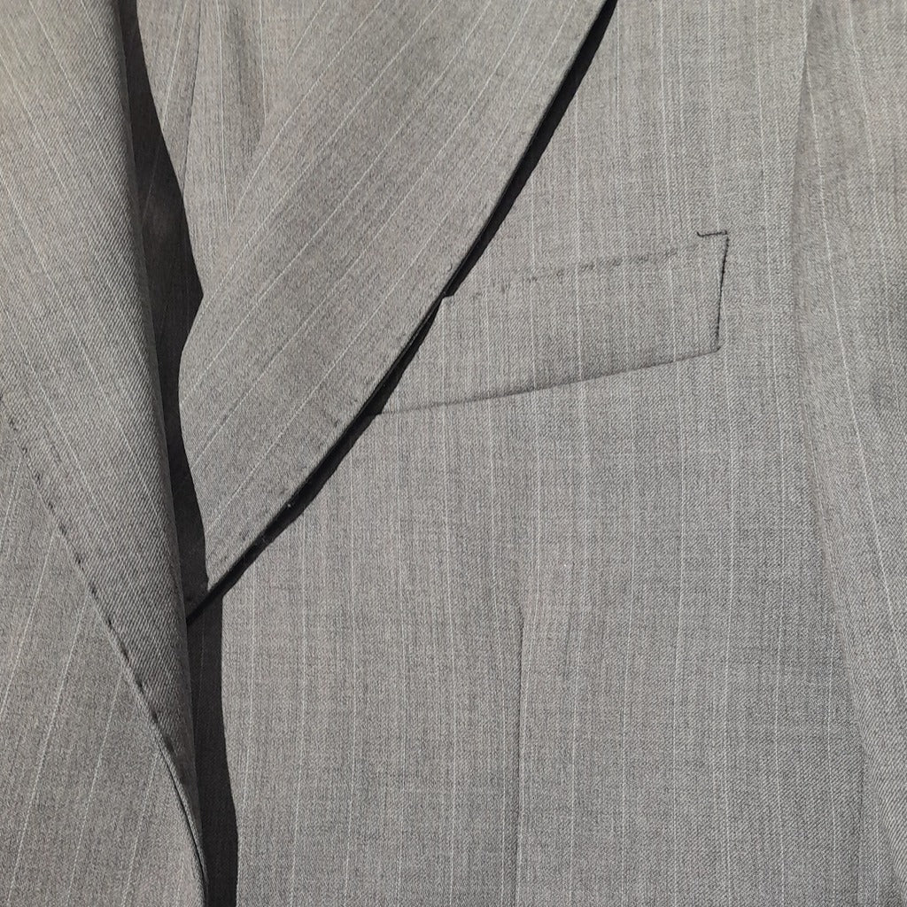 ermenegildo zegna tessuto - Completo lana gessato grigio