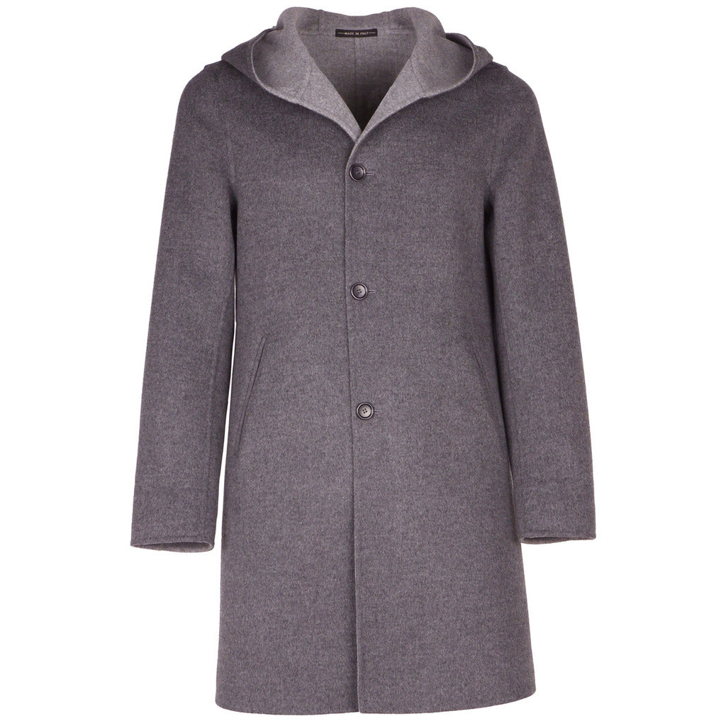 loro piana tessuto - cappotto capolavoro grigio melange