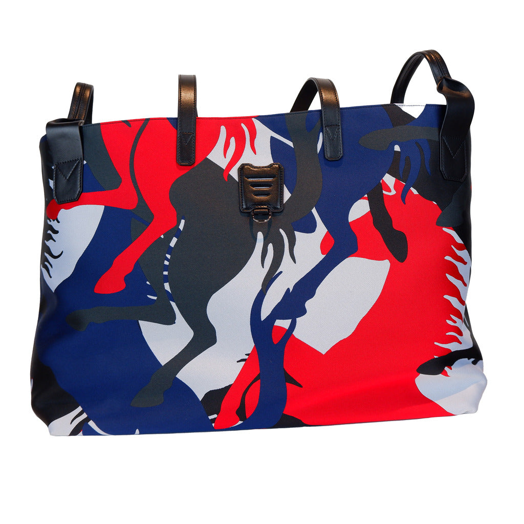 ferrari - shopping bag pattern logo