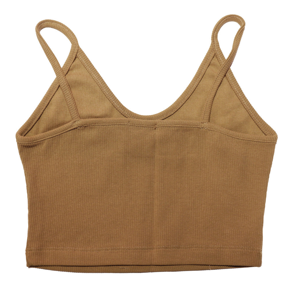 comme des fuckdown - top crop in costina