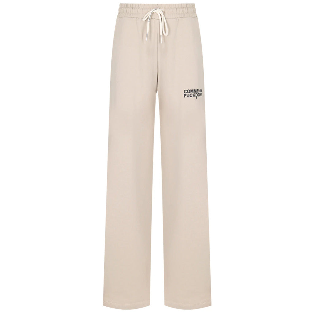 comme des fuckdown - pantaloni palazzo beige