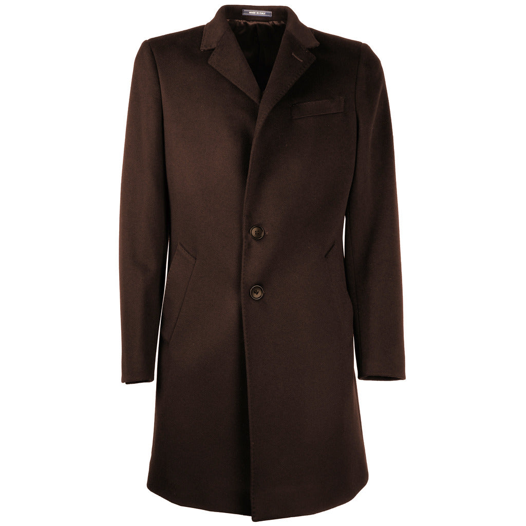 loro piana tessuto - cappotto capolavoro marrone