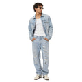 dolce & gabbana - Pantalone in denim con borchie