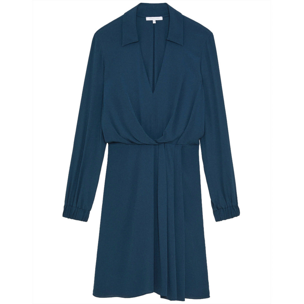 patrizia pepe - abito midi petrol blu