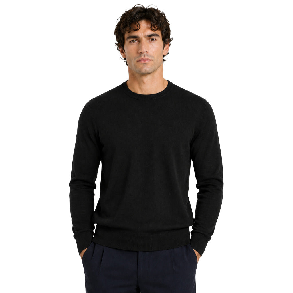 alpha studio - maglia girocollo m/l merinos