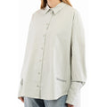 patrizia pepe - camicia metal grey