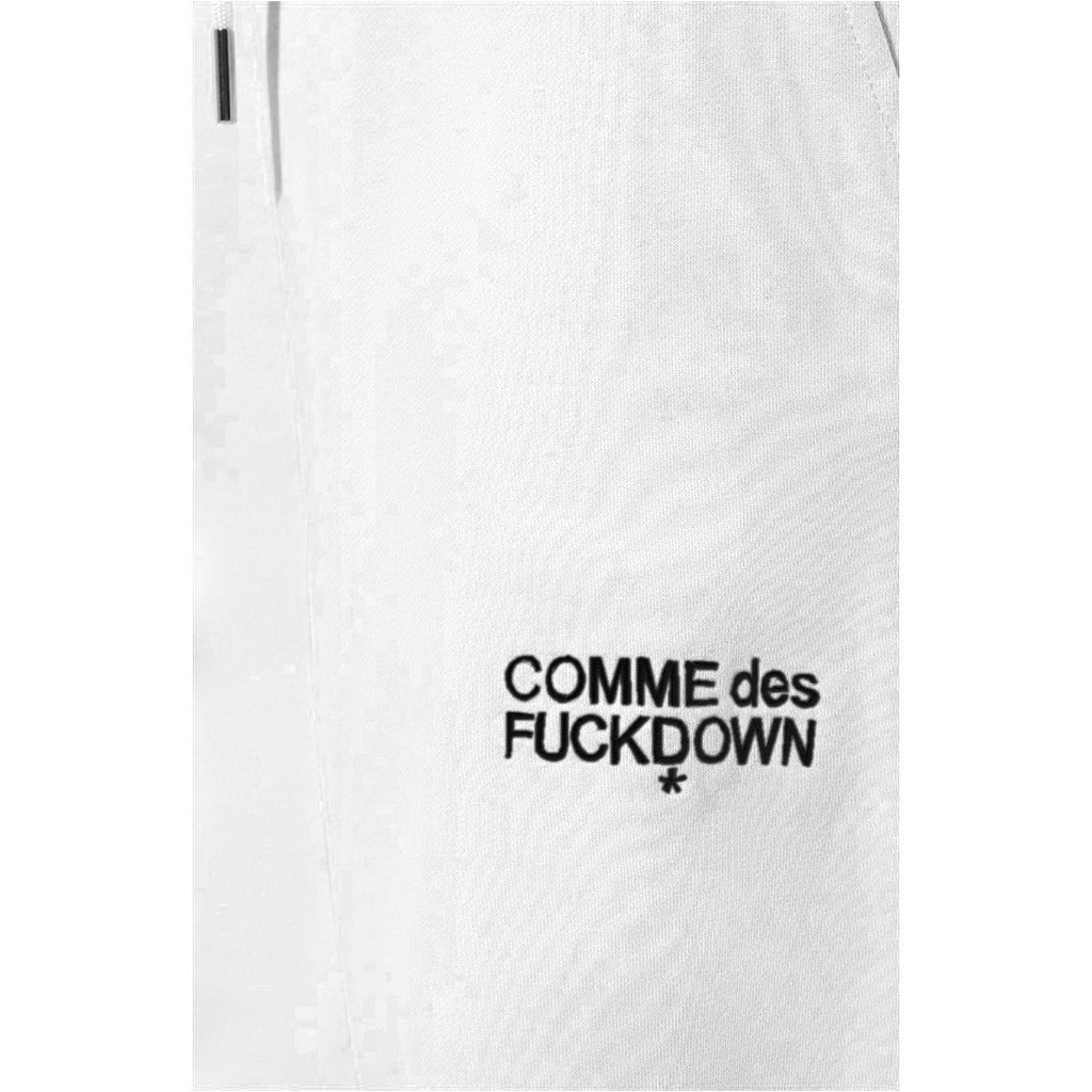 comme des fuckdown - pantaloni felpa bianchi