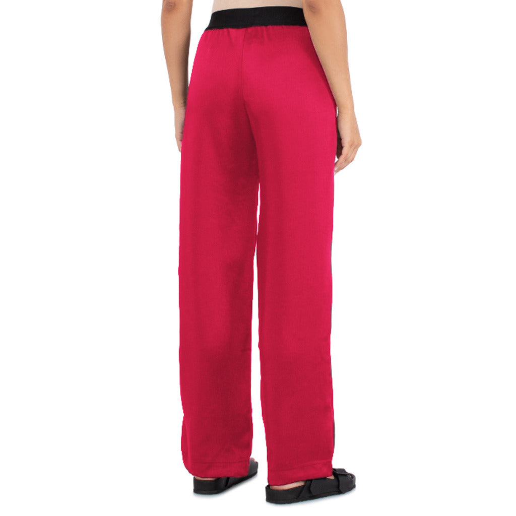comme des fuckdown - pantaloni in raso fuxia