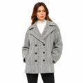 patrizia pepe - cappotto black & white granit