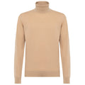 alpha studio - maglia dolcevita beige