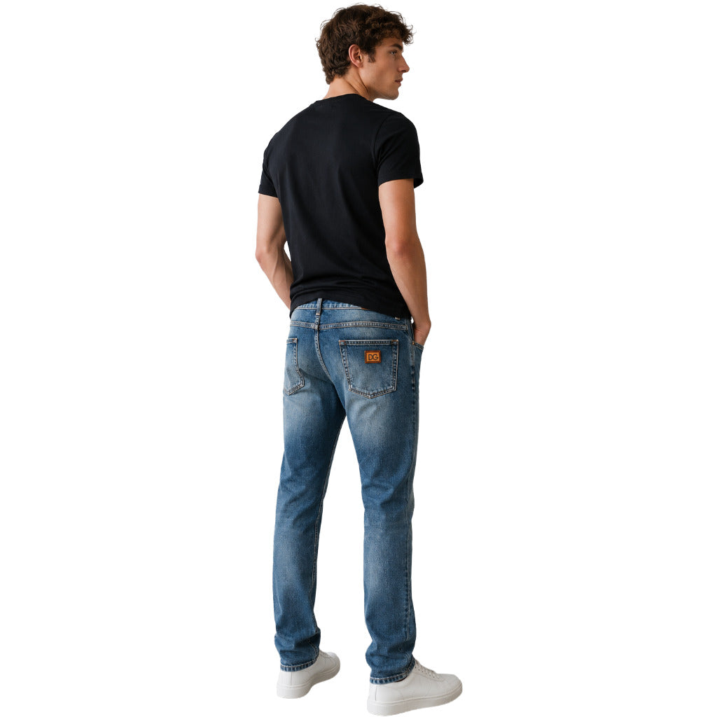 dolce & gabbana - jeans strappati blu