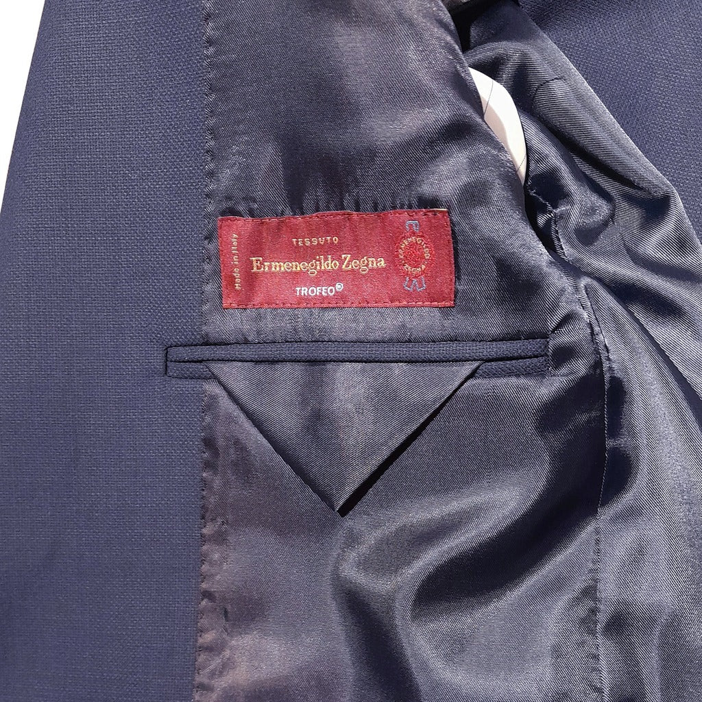 ermenegildo zegna tessuto - Completo lana blu navy